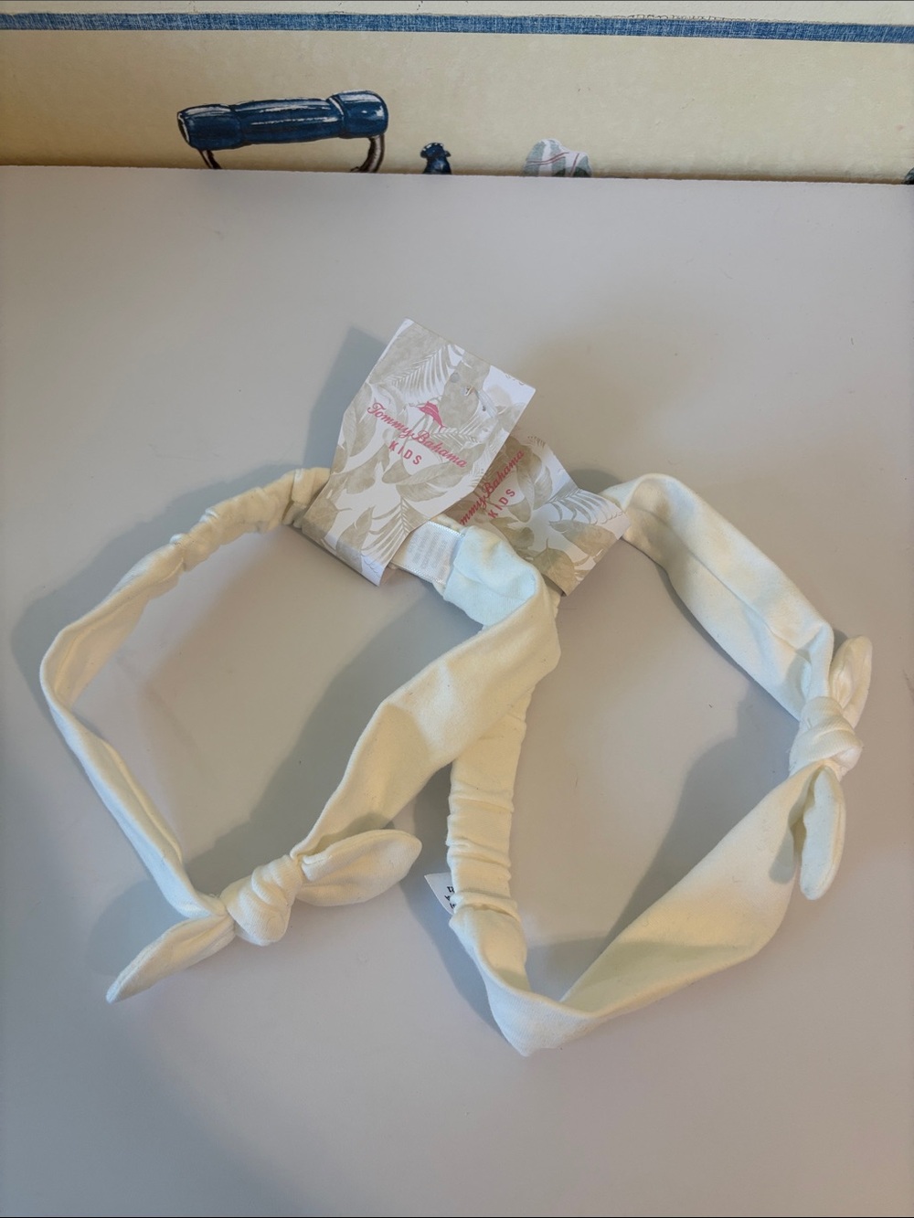 Tommy Bahama Kids Cream Knot Head Wrap NWT